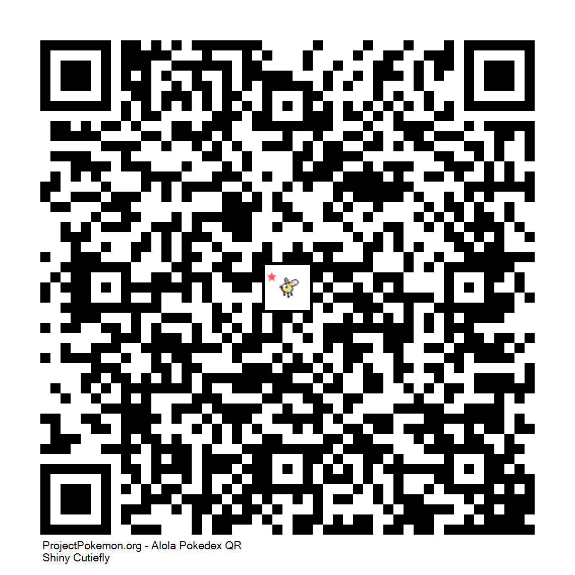 Cdigo QR de Cutiefly variocolor